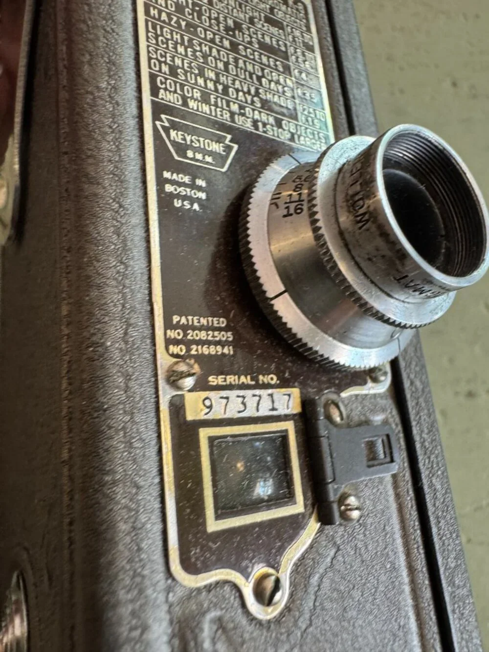 Keystone K 8 8mm Vintage Movie Camera w Original Box and Manual